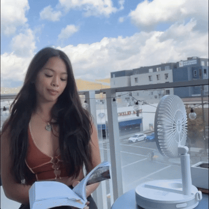Ventilador portátil y recargable