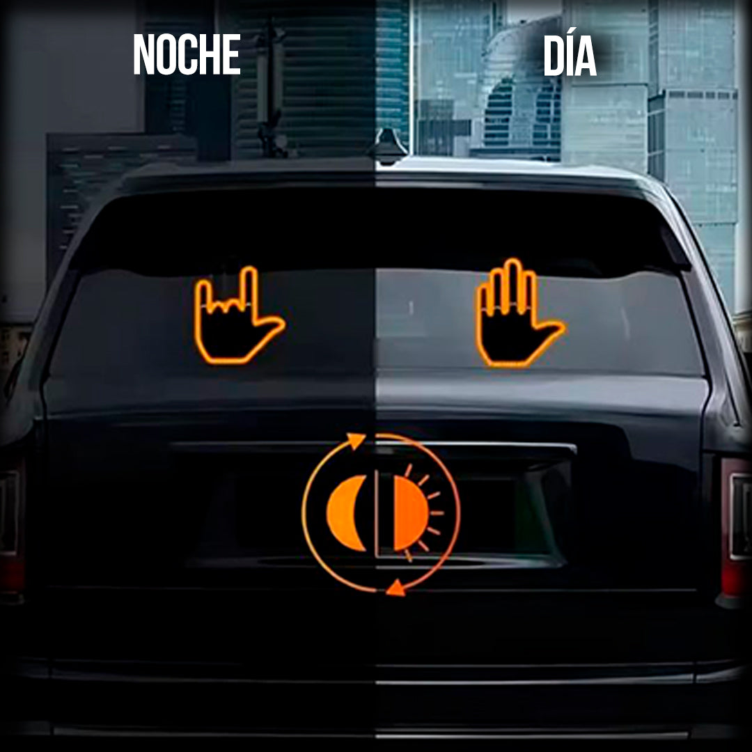 SEÑAL DE LUZ LED PARA CARRO
