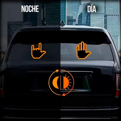 SEÑAL DE LUZ LED PARA CARRO