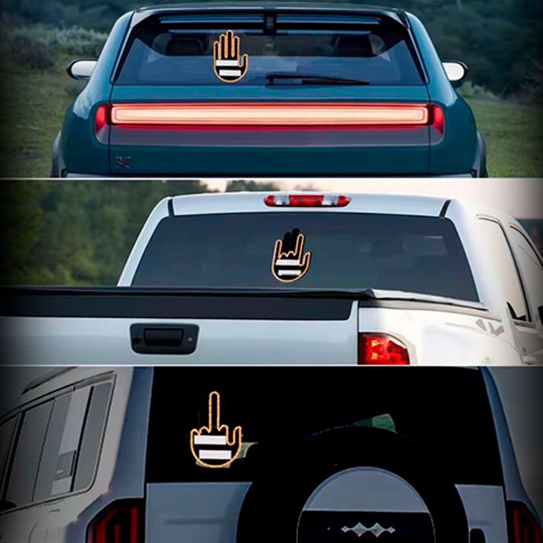 SEÑAL DE LUZ LED PARA CARRO