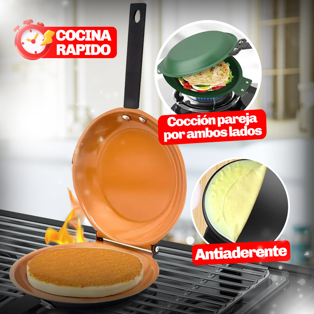 🥞 Sartén para Pancakes DualFlip 🔄 | Cocina Perfecto de Ambos Lados