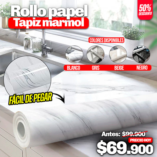 ROLLO PAPEL TAPIZ DE MARMOL (5M)
