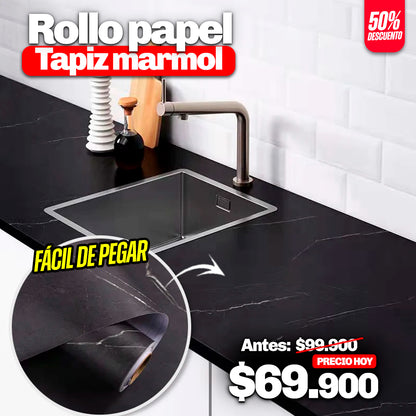 ROLLO PAPEL TAPIZ DE MARMOL (5M)