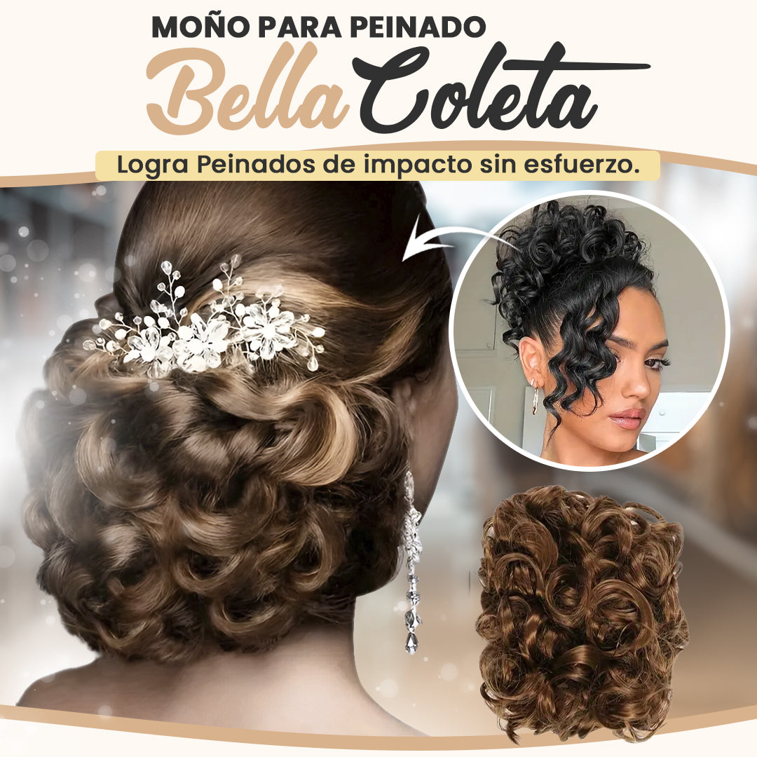 BELLA COLETA | MOÑO PARA PEINADO ELEGANTE