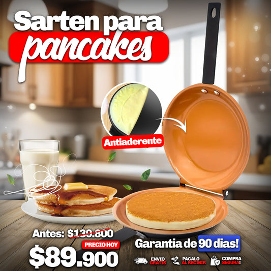 🥞 Sartén para Pancakes DualFlip 🔄 | Cocina Perfecto de Ambos Lados